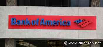 Bank of America steigert Privatkundenanlagen - BofA-Aktie im Minus