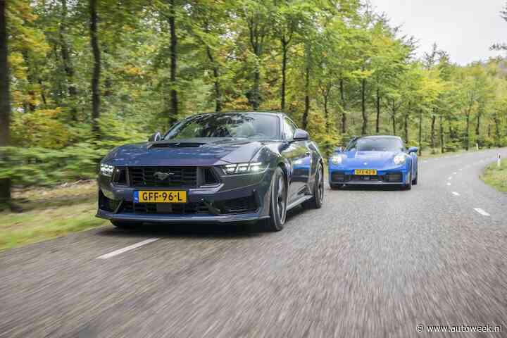 Strijd tussen iconen: Ford Mustang Dark Horse vs. Porsche 911 Carrera