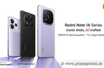 Xiaomi stellt die Redmi Note 14 Serie vor