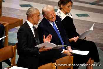 Trump reacts after his chat with Obama at Jimmy Carter’s funeral goes viral: ‘I got along with just about everybody’