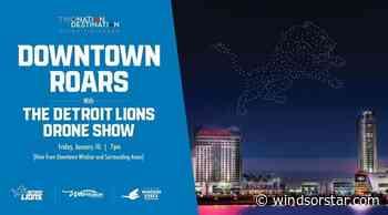 Lions drone show over Windsor postponed until Saturday evening