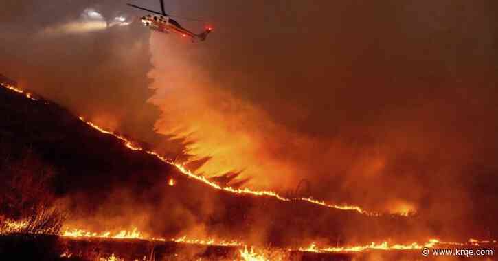 LIVE: Firefighters hope for a break from fierce winds in LA