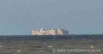 'Massive object' spotted in Liverpool bay mistaken for new island