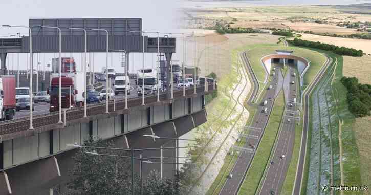 What is happening with the new £9,000,000,000 River Thames crossing amid Dartford woes?