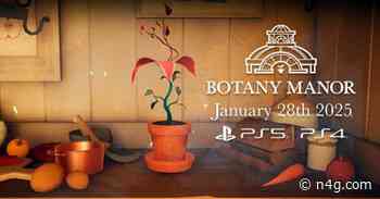 The botanical puzzle game Botany Manor is coming to the PS5 and PS4 on January 28th (2025)