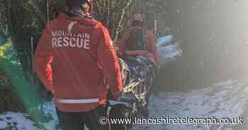 Mountain rescue called after elderly person fell and hit head