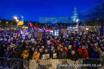 Thousands rally across Slovakia to protest prime minister's pro-Russia policies