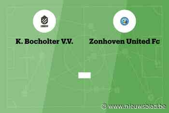 Wedstrijd tussen Bocholt en Zonhoven Utd. afgelast