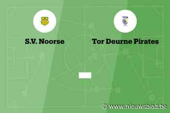 Wedstrijd tussen Noorse C en TOR Deurne Pirates afgelast