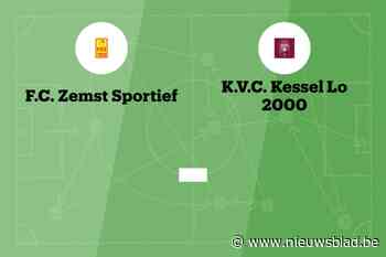 Wedstrijd tussen FC Zemst en Kessel-Lo 2000 afgelast