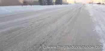 Residents advised to avoid highways around Grande Prairie due to slippery conditions