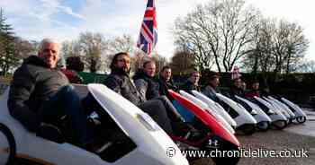 Sinclair C5 fans gather to celebrate ‘innovative’ vehicle’s 40th anniversary