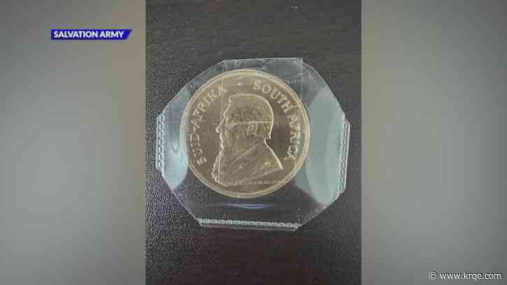 Rare gold coin found in red kettle donations for The Salvation Army