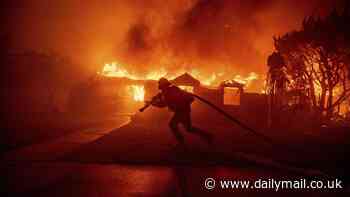 Firefighter reveals two men were caught on camera lighting fire just before Palisades blaze erupted in LA