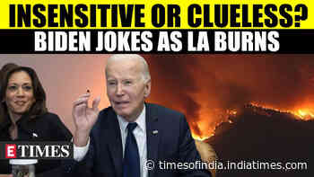 Joe Biden’s Tone-Deaf Wildfire Joke Sparks Fury Across Social Media | WATCH