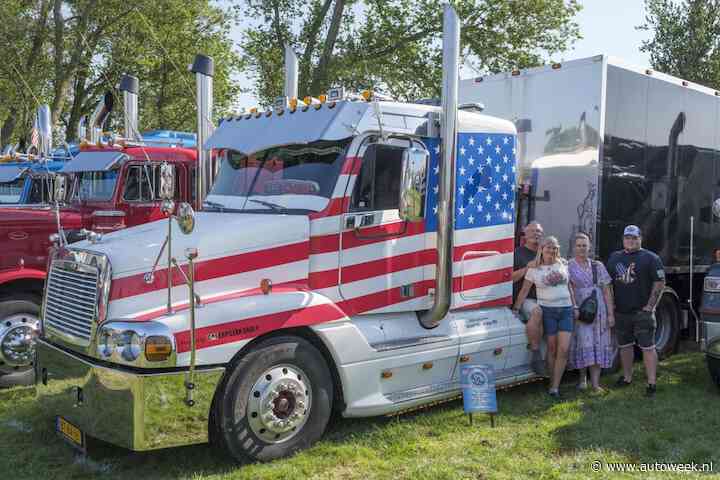 Met deze dikke Amerikaanse truck stelen Marco en Yvonne de show op elke camperplek