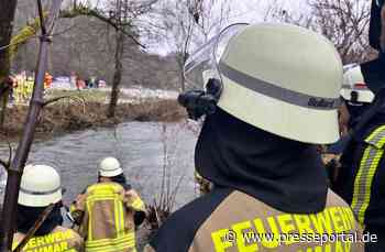 FW-Lohmar: Wasserrettung an der Sülz am 11.01.2025