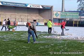 Harelbeke trommelt fans op om veld sneeuwvrij te maken, Jong Cercle en Mandel spelen niet, ook tien matchen in provinciale afgelast