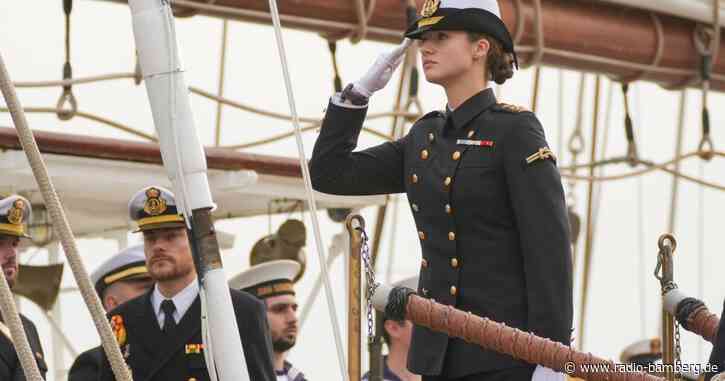 Prinzessin Leonor startet lange und harte Seereise