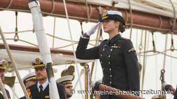 Prinzessin Leonor startet lange und harte Seereise