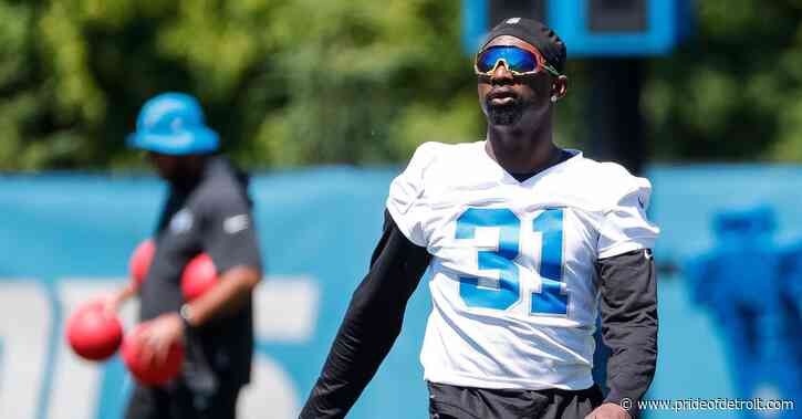 Lions safety Kerby Joseph called his shot back during training camp