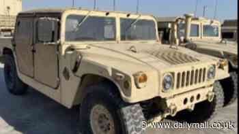 Mystery as thieves steal three Humvees and a treasure trove of machine gun mounts from California army base