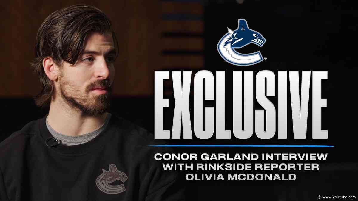 EXCLUSIVE | Conor Garland Interview with Rinkside Reporter Olivia McDonald