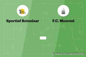 Wedstrijd tussen Rotselaar en Moorsel afgelast