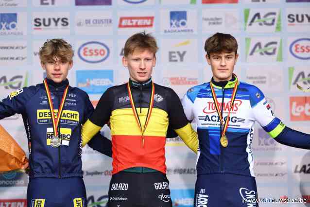 Volledig Brabants BK-podium bij de juniores, Arthur Van Den Boer rijdt naar vierde nationale titel op rij: “Ik zou in mijn driekleur graag nog een wereldbekermanche winnen”