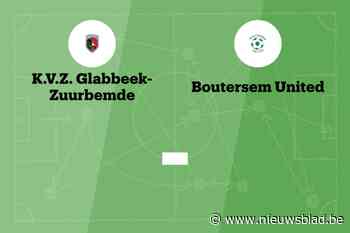 Wedstrijd tussen Glabbeek en Boutersem United B afgelast