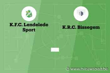 Wedstrijd tussen FC Lendelede Sport en RC Bissegem afgelast