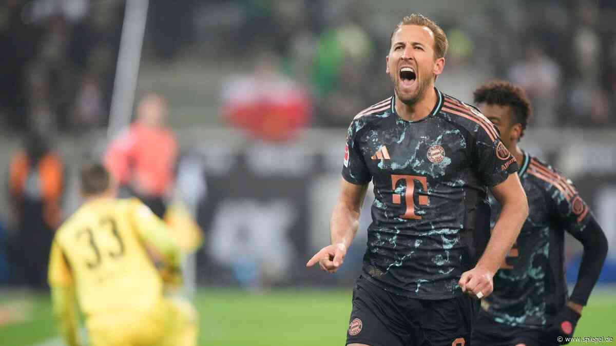 Bundesliga: FC Bayern überlegen - Harry Kane trifft per Strafstoß zum Sieg in Gladbach