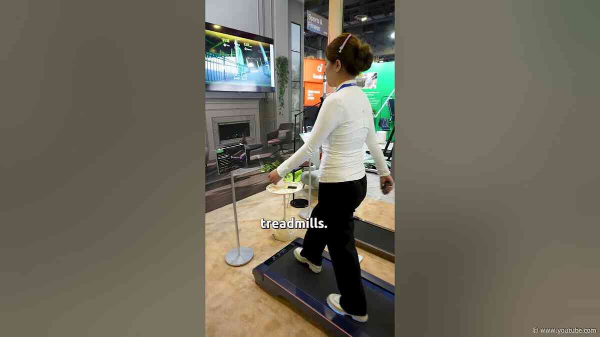 Get Your Steps In At Home Or In The Office #CES2025 #UREVO  #Cyberpad