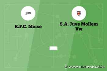 Wedstrijd tussen Meise B en Juve Mollem B afgelast