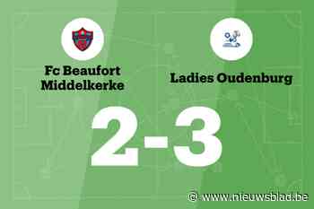 Ladies Oudenburg zet sterke reeks zonder nederlagen verder met winst tegen FC Beaufort