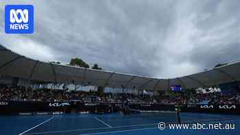 Live: Aus Open fans run for cover as thunderstorm batters Melbourne Park