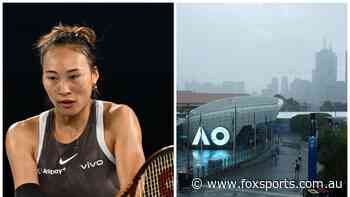 ‘Stupid mistake’: Olympic champ’s early scare as rain wreaks havoc on Day 1 — Aus Open LIVE