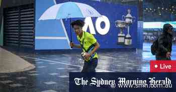 Australian Open 2025 LIVE updates: Major delays on first day as rain drenches Melbourne Park