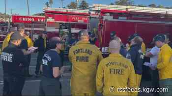 300 Oregon firefighters, 75 engines arrive in Los Angeles to aid in tackling Palisades Fire