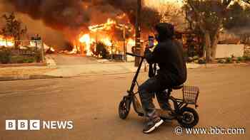 Powerful photos reveal dramatic scenes as LA fires rage