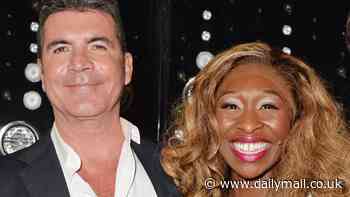 Award-winning actress looks completely unrecognisable in unearthed photo with Simon Cowell - can YOU guess who it is?