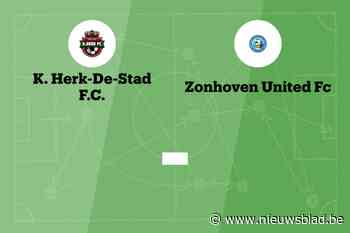 Wedstrijd tussen Herk FC en Zonhoven Utd. afgelast