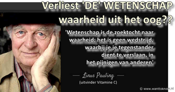 ‘Wetenschappers denk na over WAARHEID’..!!