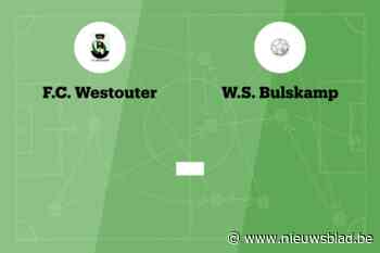 Wedstrijd tussen FC Westouter en WS Bulskamp afgelast