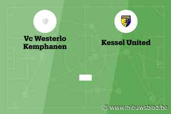 Wedstrijd tussen Westerlo Kemphanen en Kessel United afgelast