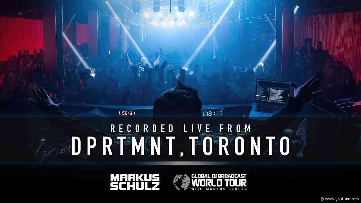 Markus Schulz | World Tour: DPRTMNT, Toronto 2025 | Live Techno and Trance DJ Mix