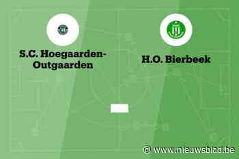 Wedstrijd tussen Out-Hoegaarden B en HO Bierbeek B afgelast