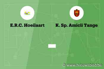 Wedstrijd tussen Hoeilaart B en Amicii Tange afgelast