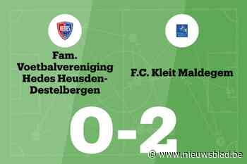 FC Kleit verslaat KFV Hedes met 0-2 en eindigt reeks zonder overwinning