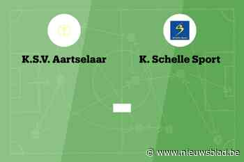 Wedstrijd tussen Aartselaar B en Schelle Sport B afgelast